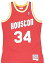 šۡ͢ʡ̤ѡ(Large) - Hakeem Olajuwon Houston Rockets Mitchell and Ness Men's Red Throwback Jesey