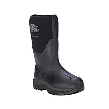 【中古】【輸入品・未使用】Dryshod メンズ Mid Dungho バーンヤード タフブーツ ブラック 13 D(4)