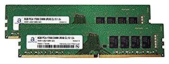 【中古】【輸入品 未使用】Adamanta 16 GB ( 2 x 8gb )メモリアップグレードfor MSI b150 m Bazooka Plus ddr4 2133 pc4 17000 DIMM 2rx8 cl15 1.2 V RAM