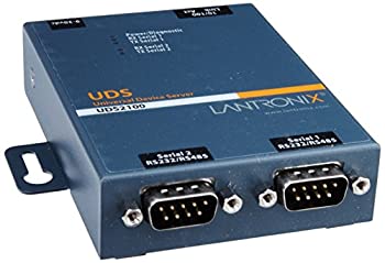 【中古】【輸入品 未使用】Lantronix Device Server UDS2100 Two Port Serial (RS232/ RS422/ RS485) to IP Ethernet - Device server - 2 ports - 10Mb LAN カンマ 100Mb LA