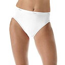 【中古】【輸入品・未使用】Hanes レディース ノーライドアップ コットン ハイカットショーツ 6枚パック アソート 無地 サイズ7