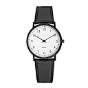 【中古】【輸入品 未使用】Bodoni時計ブラック 40 mm by Tibor Kalman for Projects Watches