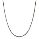 【中古】【輸入品・未使用】スターリングシルバー ソリッド 3.25mm アンティーク スクエア スピガ チェーンネックレス 複数サイズ