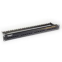 【中古】【輸入品・未使用】Black Box CAT6 Patch Panel%カンマ% 1U%カンマ% Unshielded%カンマ% 24-Port - GigaTrue