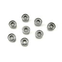 【中古】【輸入品・未使用】8個 1/8x5/16x9/64インチ R2-5ZZ/C 精密ボールベアリング ハイブリッドセラミックメタルシールド(3)