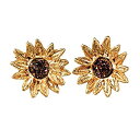 【中古】【輸入品・未使用】%ダブルクォーテ% Sunflower %ダブルクォーテ% Druzyスタッドイヤリングby Michael Michaudシルバーの季節に。。。