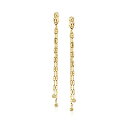 【中古】【輸入品・未使用】Ross-Simons 14kt イエローゴールド ルマチナドロップイヤリング