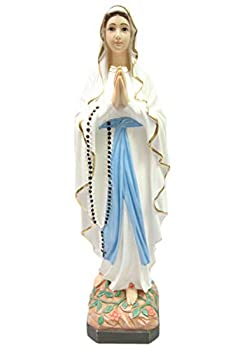 【中古】【輸入品・未使用】25インチ ルルドの聖母マリア イタリア像 イタリア製