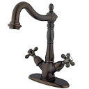 yÁzyAiEgpzKingston Brass KS1495AX Two Handle Vessel Sink Faucet with Optional Cover Plate [sAi]