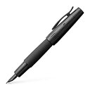 【中古】【輸入品・未使用】Faber - Castell e-motion Pureブラック万年筆(ブラック) (Broad) by Faber - Castell