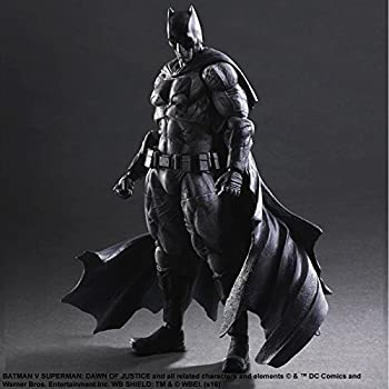 【中古】【輸入品 未使用】Batman Vs Superman: Dawn Of Justice- Batman 039 Black White 039 Play Arts Kai Action Figure by PlayArts Kai