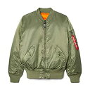 【中古】【輸入品・未使用】Alpha Industriesメンズ MA - 1フライト ボンバージャケット US サイズ: Small カラー: グリーン