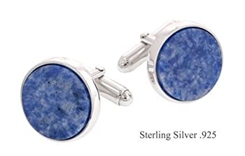 【中古】【輸入品・未使用】J。J。WestonスターリングシルバーとソーダライトCufflinks。Made In The USA。