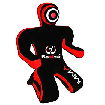 【中古】【輸入品・未使用】Bestzo MMA グラップリング ダミー ブラジリアン 柔術 ダミー キャンバス レスリング グラップリング BJJ ダミー ブラック 柔道 パンチングバッ 1