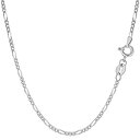 【中古】【輸入品・未使用】14k White Gold Classic Figaro Chain Necklace%カンマ% 1.9mm%カンマ% 16%ダブルクォーテ%