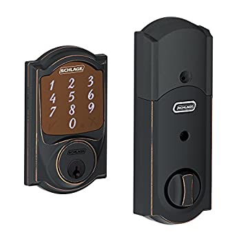 Schlage Senseタッチスクリーンデッドボルトwith Bluetoothテクノロジー BE479 CAM 716 1