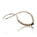 【中古】【輸入品・未使用】Authentic Made by Charlene Little NavajoネイティブシルバーGraduatedメロンシェルとターコイズネイティブアメリカンネックレス