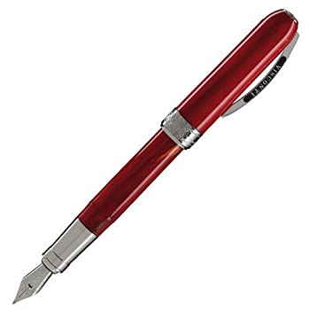 【中古】【輸入品・未使用】Visconti レンブラント レッド 万年筆 ミディアム ペン先 (48290M)