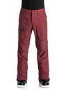 【中古】【輸入品・未使用】Quiksilver メンズ Dark and Stormy - スノーパンツ スノーパンツ レッド S
