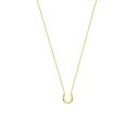 【中古】【輸入品・未使用】蹄鉄ネックレス 14Kt ゴールド 蹄鉄ネックレス 18インチ