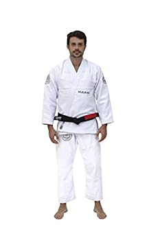 【中古】【輸入品・未使用】Vulkan Fight柔術会社、メンズBJJ Dominanceバッチ# 2?GI for Martial Artsスポーツ、ホワイト A0 ホワイト