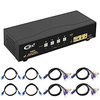 【中古】【輸入品・未使用】デュアルモニターHDMI KVMスイッチ4ポート拡張ディスプレイ+オーディオ+ USB 2.0 HUB、4K @ 30Hz CKL-944HUA 【中古】【輸入品・未使用】デュアルモニターHDMI KVMスイッチ4ポート拡張ディスプレイ+オーディオ+ USB 2.0 HUB、4K @ 30Hz CKL-944HUA