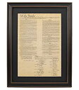 【中古】【輸入品・未使用】米国憲法、額入りポスターサイズ:ラージ 本物のレプリカ憲法;法学のギフト