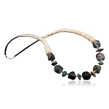 【中古】【輸入品・未使用】Authentic Made by Charlene Little NavajoシルバーグラデーションHeishi、Smokey Quartz andターコイズネイティブアメリカンネックレス 【中古】【輸入品・未使用】Authentic Made by Charlene Little NavajoシルバーグラデーションHeishi、Smokey Quartz andターコイズネイティブアメリカンネックレス
