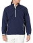 šۡ͢ʡ̤ѡ(Medium%% Navy/Metallic Silver) - Zero Restriction Men's Power Torque 1/4 Zip Rain Jacket