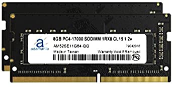 【中古】【輸入品・未使用】Adamanta 16?GB ( 2?x 8gb )交換用ノートパソコンメモリfor MSI Gamingシリーズge72?and ge62?Apache Pro ( 6th Gen ) ddr4?2133?MHz pc4???1700