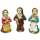 【中古】【輸入品・未使用】3つのSheppardのの聖母宗教Figurine Statue made in Portugal Medium 8.5%ダブルクォーテ% Inches