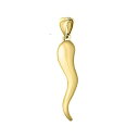 【中古】【輸入品・未使用】US Jewels メンズ ソリッド 14K イエローゴールド イタリアンホーンペンダント 28mm
