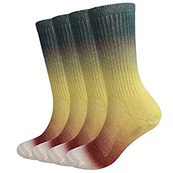 【中古】【輸入品・未使用】EnerWear レディース メリノウール アウトドア ハイキング トレイル クルーソックス 4足パック US サイズ: 9-11 カラー: グリーン