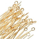 yÁzyAiEgpzBeading Station 200-Piece Loop Pins for Jewelry Making%J}% 1.5-Inch/35mm%J}% Gold by Beading Station