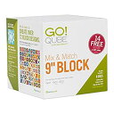【中古】【輸入品・未使用】AccuQuilt GO! ファブリックカッティングダイス; GO! Qube Mix & Match 9インチブロック