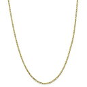 【中古】【輸入品・未使用】10K イエローゴールド 2.2mm フラットリンク フィガロブレスレットチェーン 8インチ ファインジュエリー 女性へのギフトに%カ...