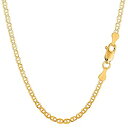 【中古】【輸入品 未使用】10k Yellow Gold Mariner Link Chain Necklace カンマ 3.2mm カンマ 24 ダブルクォーテ