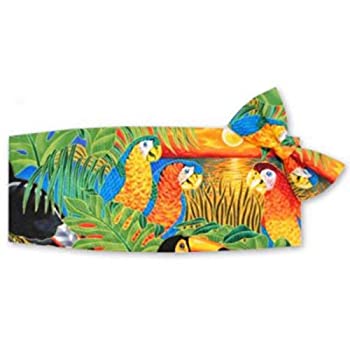 【中古】【輸入品・未使用】Parrot Paradise カマーバンド&蝶ネクタイセット