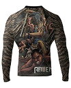 【中古】【輸入品・未使用】Raven FightwearメンズArchangel MMA BJJラッシュガードブラック US サイズ: XL カラー: ブラック