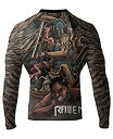 【中古】【輸入品 未使用】Raven FightwearメンズArchangel MMA BJJラッシュガードブラック US サイズ: XL カラー: ブラック