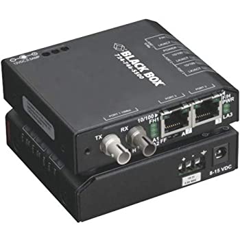 【中古】【輸入品・未使用】Black Box Network Services 硬化メディアコンバータースイッチ