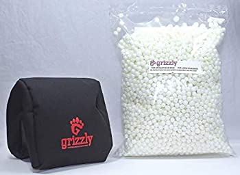 【中古】【輸入品・未使用】Grizzly カメラビーンバッグ ミディアムブラックとミディアムポリビーズフィル 写真ビー…