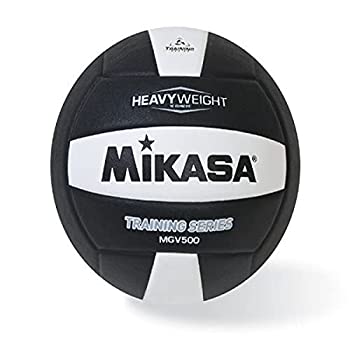 【中古】【輸入品 未使用】Mikasa MGV500 Heavy Weight Training Indoor Volleyball カンマ Black/White