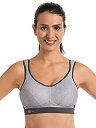 【中古】【輸入品・未使用】Anita 5527-254 Active Heather Grey Non-Wired High Impact Sports Bra 36C 36C(4)