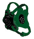 【中古】【輸入品・未使用】(Black/Kelly Green/Kelly Green) - Cliff Keen F5 Tornado Headgear