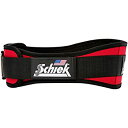 【中古】【輸入品・未使用】SCHIEK ナイロンリフティングベルト 4 3/4インチ レッド(4)