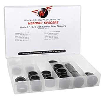 yÁzyAiEgpzWheels Manufacturing Assorted Carbon Spacer Kit (62-Piece)%J}% 1-1/8-Inch by Wheels Manufacturing