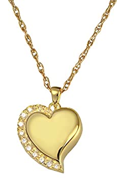 【中古】【輸入品・未使用】火葬ジュエリー: Shineハートペンダント ゴールド 【中古】【輸入品・未使用】火葬ジュエリー: Shineハートペンダント ゴールド