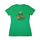 【中古】【輸入品・未使用】Wild Tribute SHIRT レディース US サイズ: Large カラー: グリーン