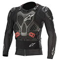 【中古】【輸入品・未使用】Alpinestars ユニ 大人用 バイオニックテック V2 保護ジャケット ブラック/レッド 2X (マルチ、ワンサイズ)